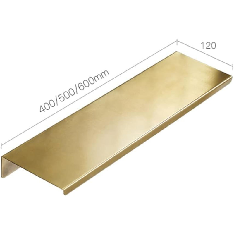 Brass Wall Mount Bathroom Shelf Caddy