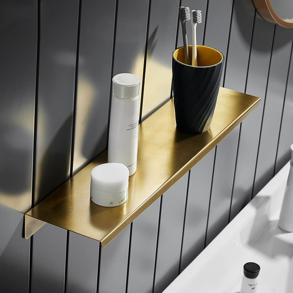 Brass Wall Mount Bathroom Shower Caddy