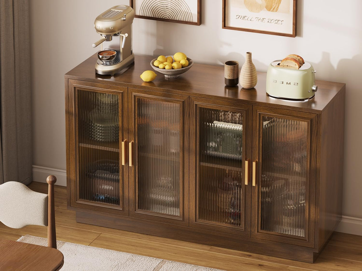 55.1" Storage Sideboard Buffet Credenza Cabinet