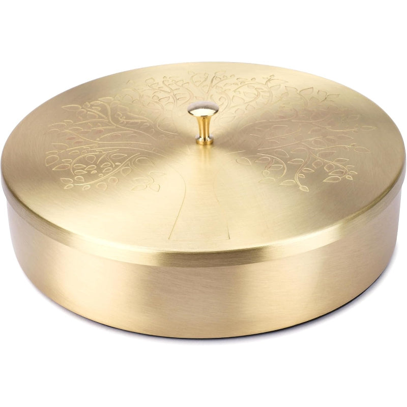 Brass Spice Box with 7 Canisters